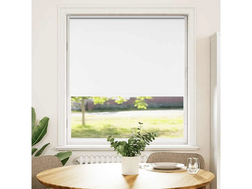 Persiana de enrolar 110x130 cm largura tecido 105,7cm poliéster