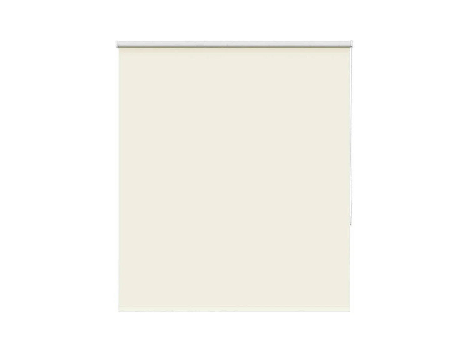 Estor Enrollable Opaco Blanco Roto 125x150cm Tela Ancho 121,6cm