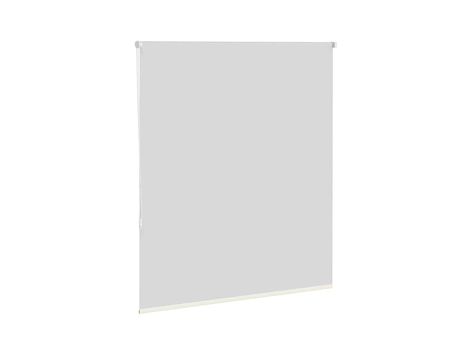 Store enrouleur occultant blanc cassé 125x150 cm largeur tissu
