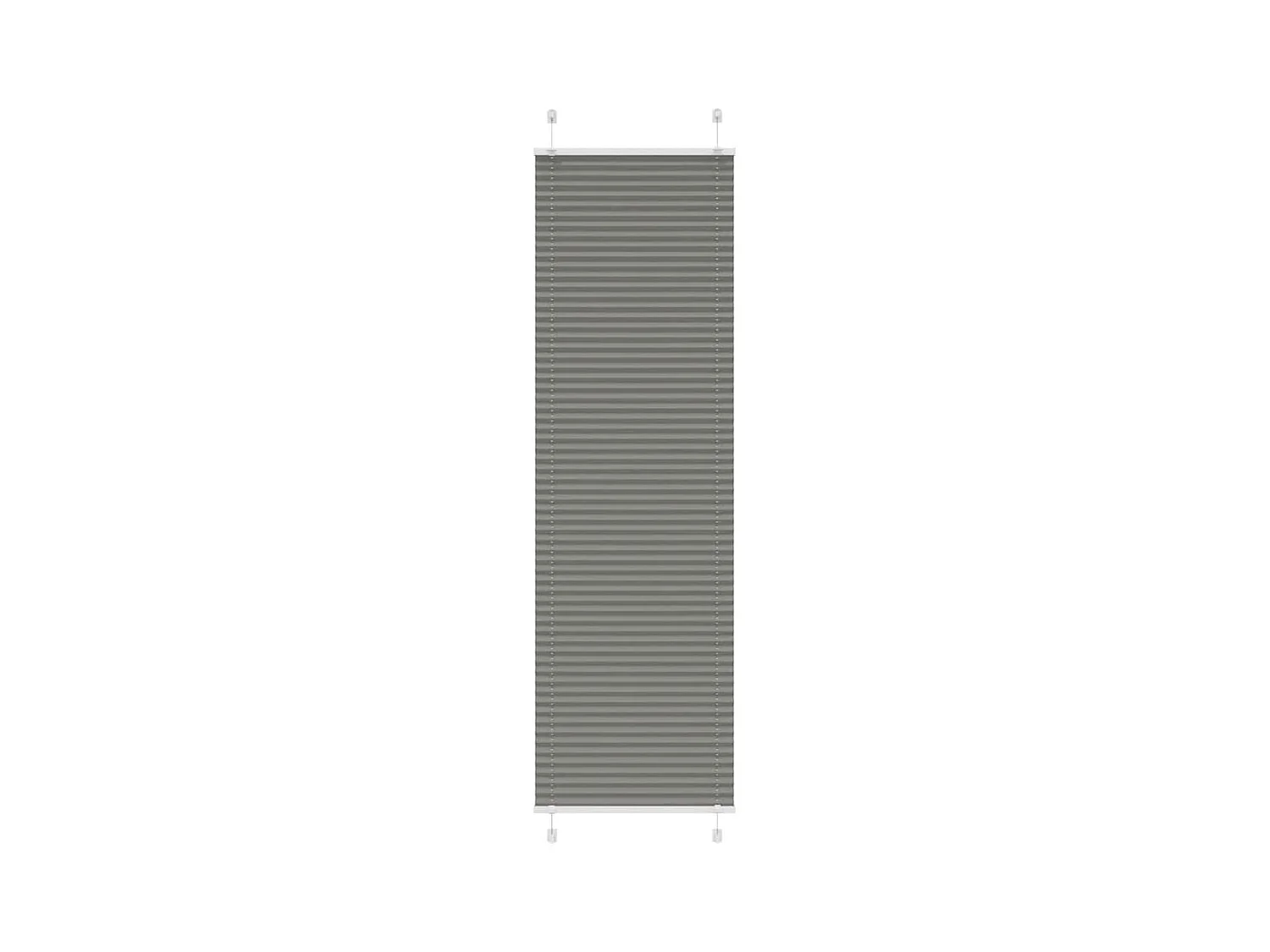 Store plissé anthracite 60x200 cm largeur du tissu 59,4 cm