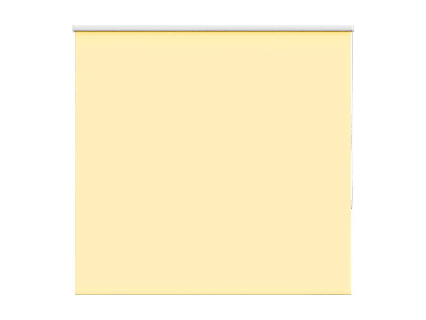 Store enrouleur occultant jaune largeur du tissu 151,6 cm