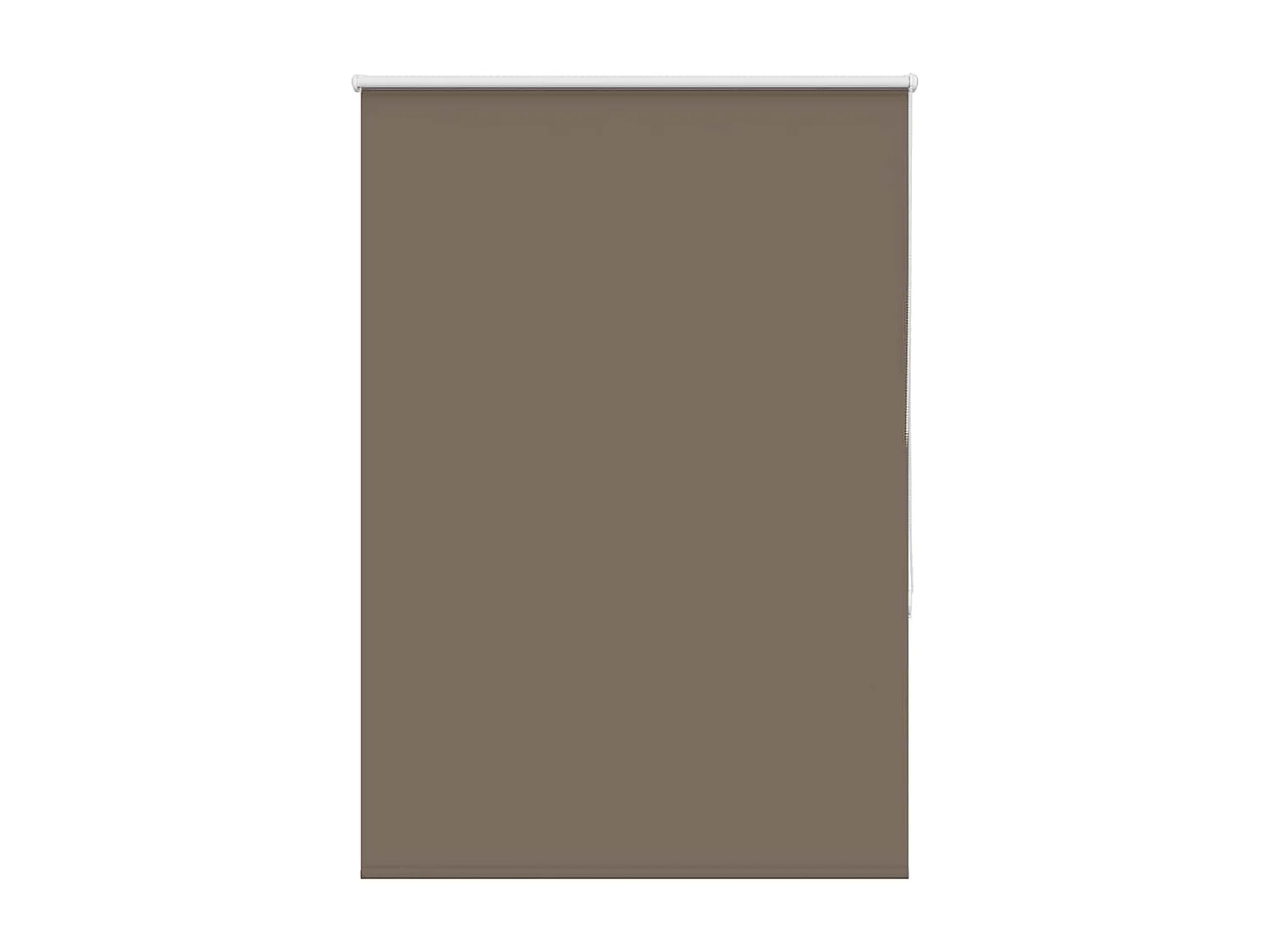 Estor Enrollable Opaco Color Café 95x130 cm Tela Ancho 90,7cm