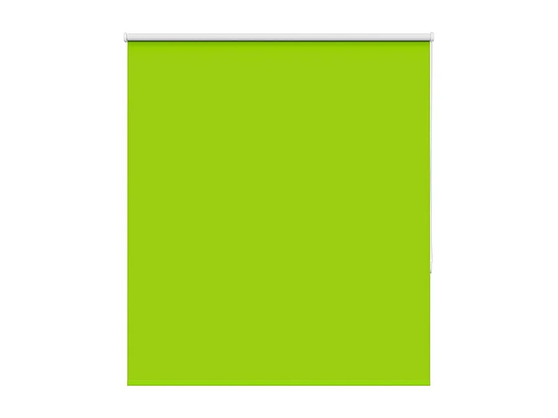 Estor Enrollable Opaco hojas verde 120x150cm Tela Ancho 116,6cm