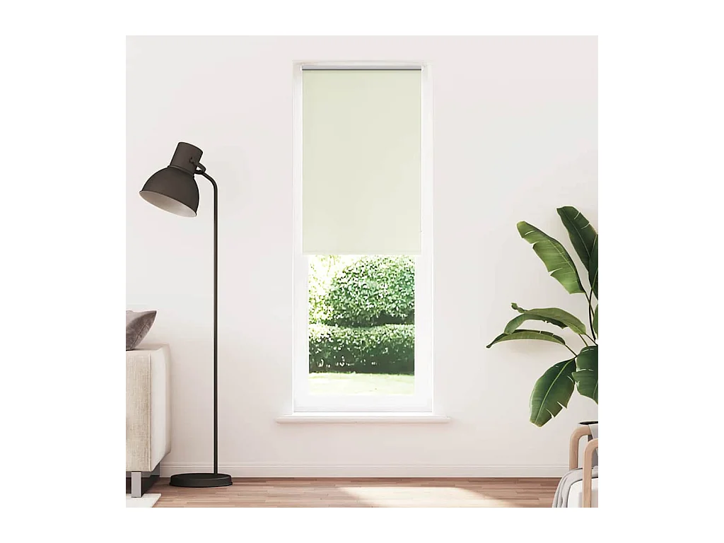 Estor Enrollable Opaco Blanco Roto 75x230cm Tela Ancho 70,7cm