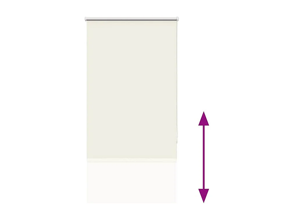 Persiana de enrolar 75x230 cm largura tecido 70,7 cm poliéster