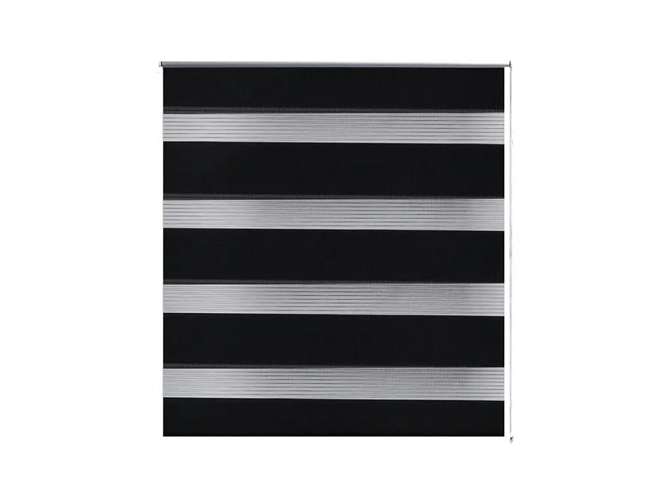 Duo rolgordijn 100 x 175 cm zwart