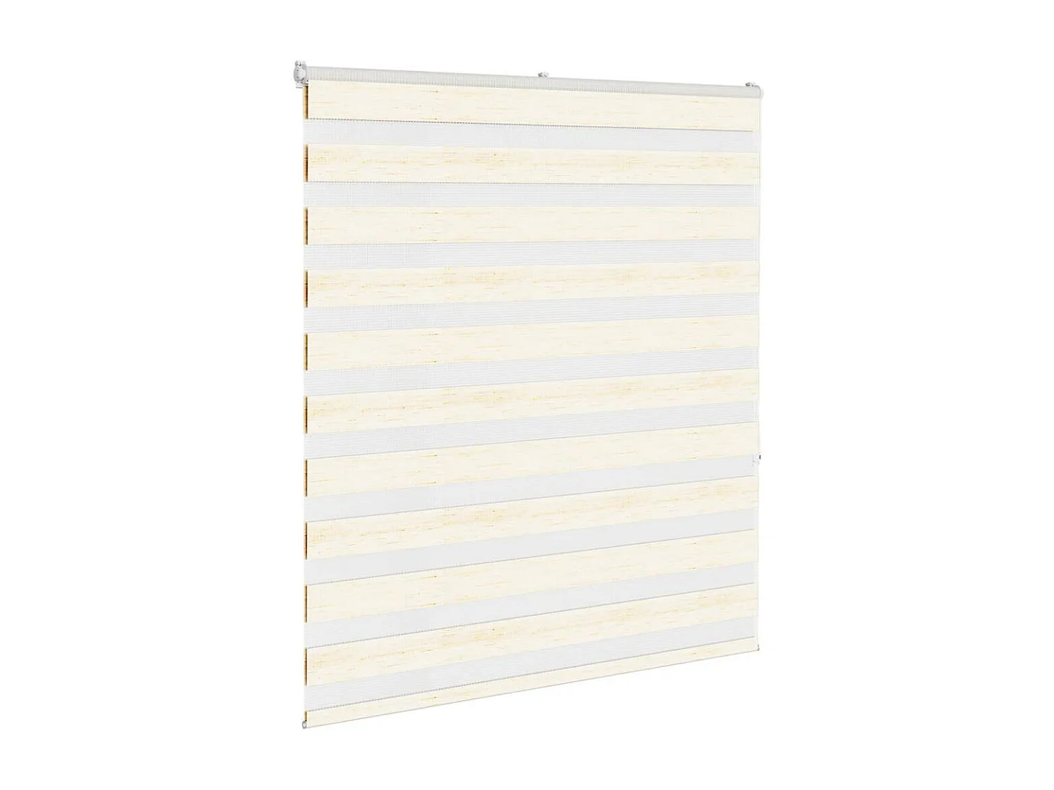 Zebra rolgordijn 135x150 cm stofbreedte 130,9 cm marmerbeige