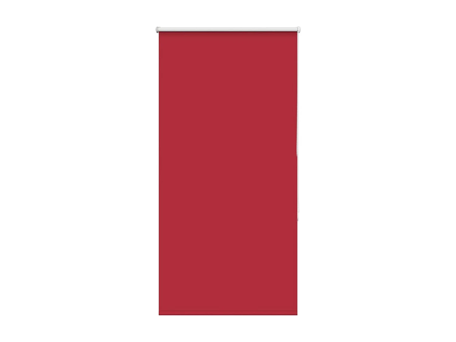 Store enrouleur occultant rouge largeur du tissu 60,7 cm