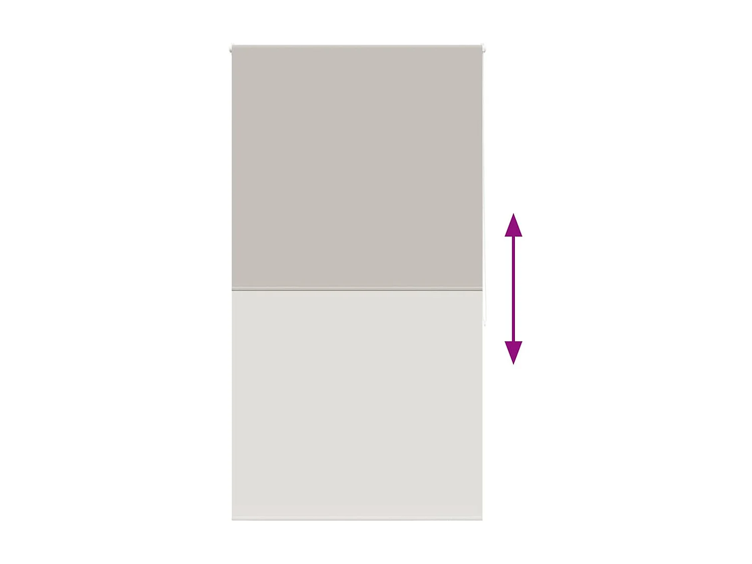 Store enrouleur de douche 120x240 cm largeur du tissu 116 cm