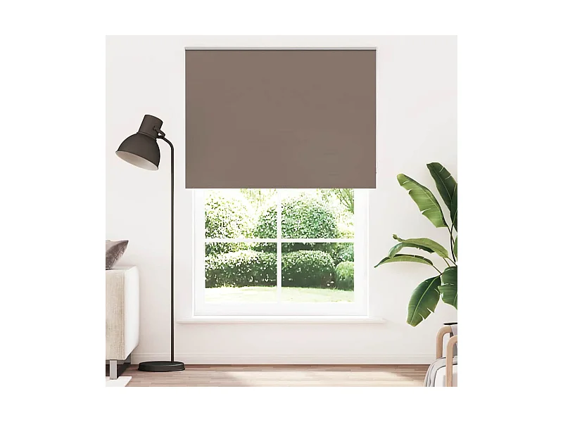 Rolgordijn verduisterend koffie 160x230 cm stofbreedte 156,6 cm