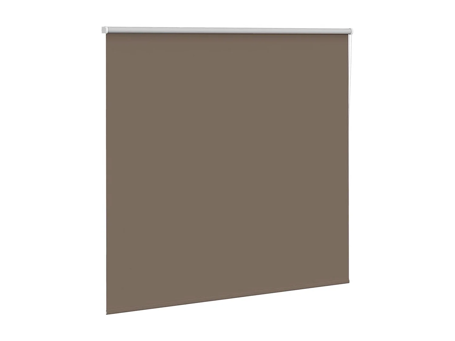 Estor Enrollable Opaco Color Café 150x150 cm Tela Ancho 146,6cm