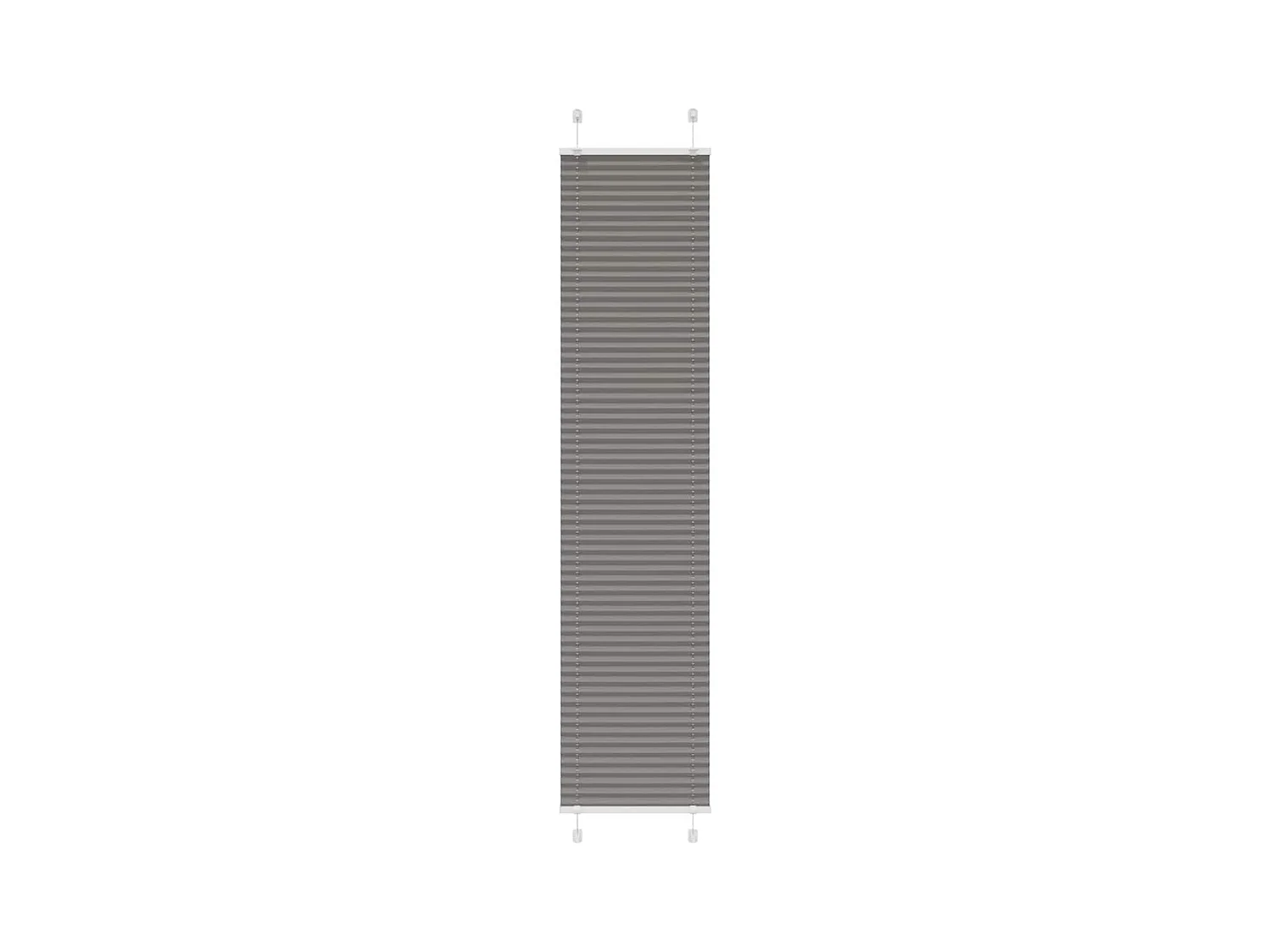 Store plissé anthracite 40x200 cm largeur du tissu 39,4 cm