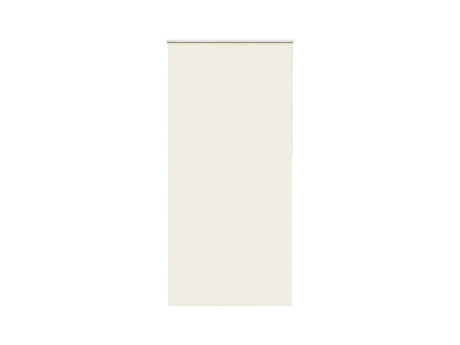 Store enrouleur occultant blanc cassé 100x210 cm largeur tissu