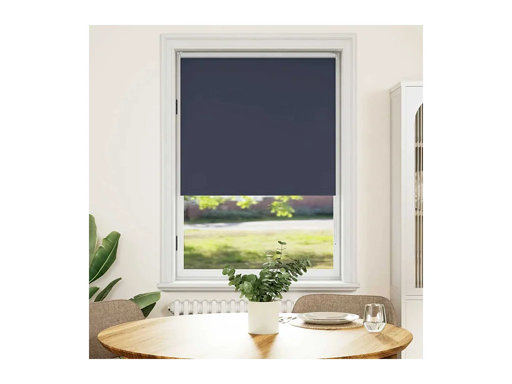 Store enrouleur occultant 80 x 175 cm bleu