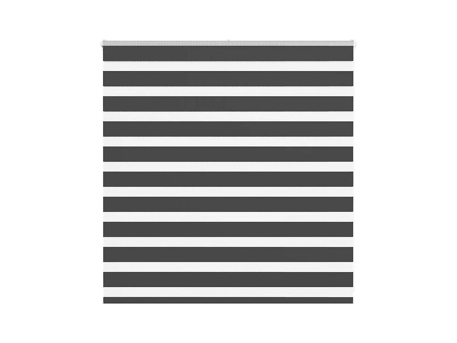 Store zèbre noir 145x100 cm largeur du tissu 140,9 cm polyester