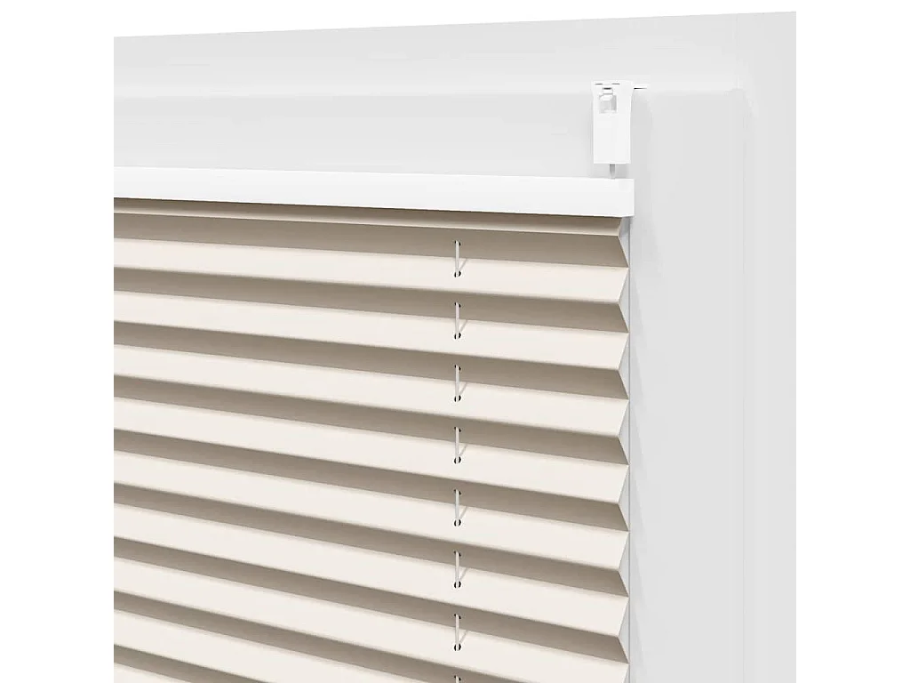 Store plissé 70x125 cm Crème