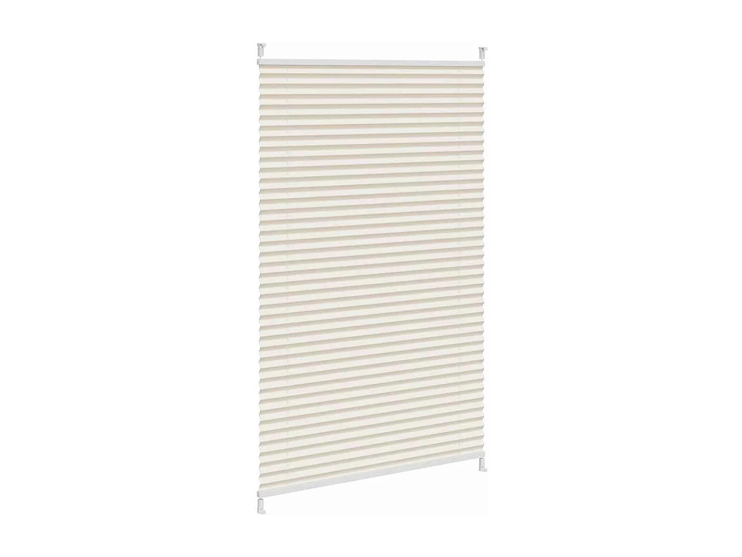 Store plissé 70x125 cm Crème