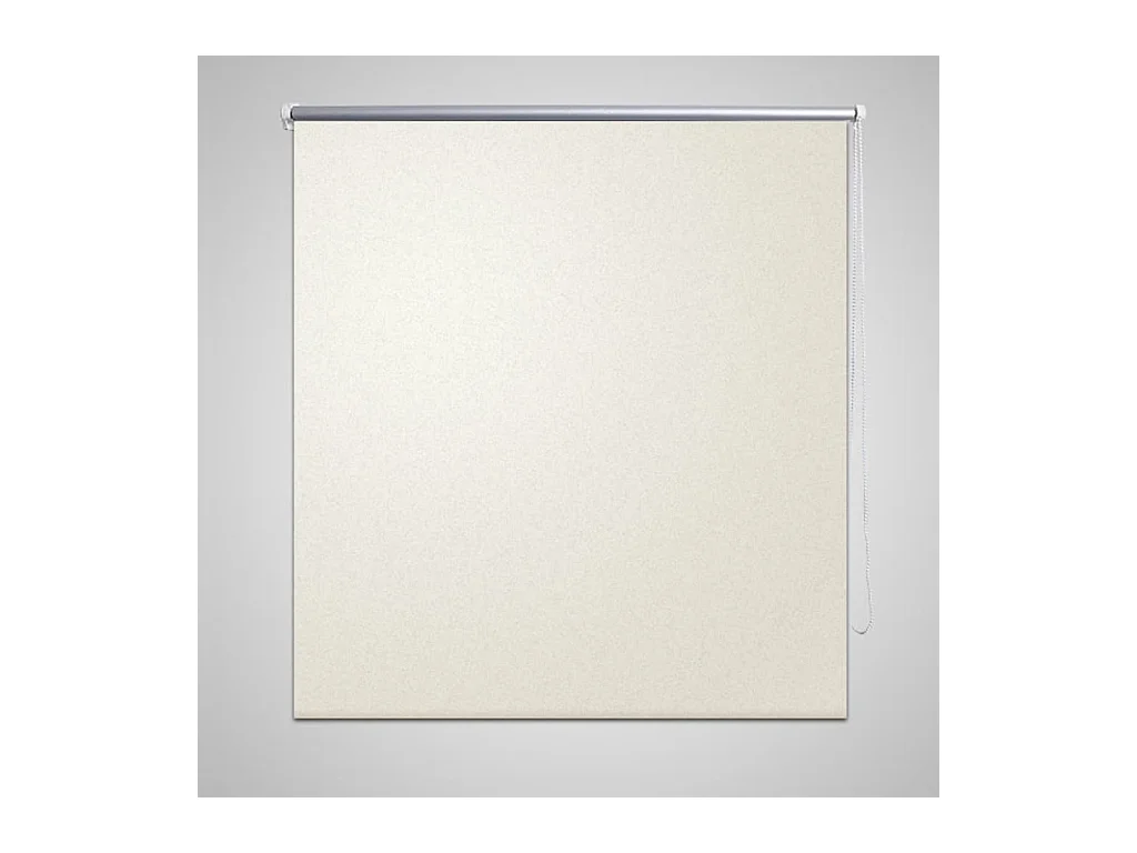 Store enrouleur occultant 80 x 230 cm crème