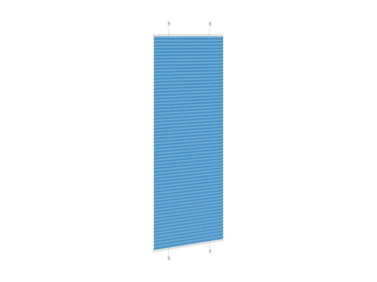 Store plissé bleu 80x200 cm largeur du tissu 79,4 cm polyester