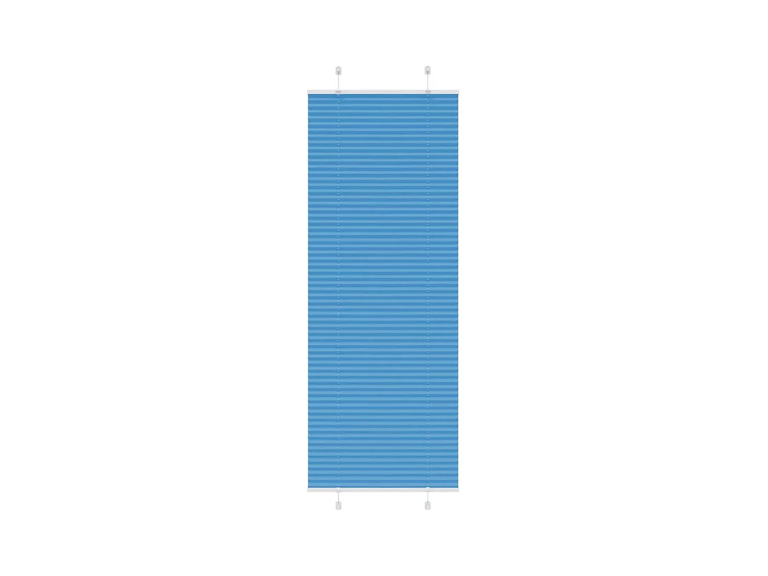 Store plissé bleu 80x200 cm largeur du tissu 79,4 cm polyester