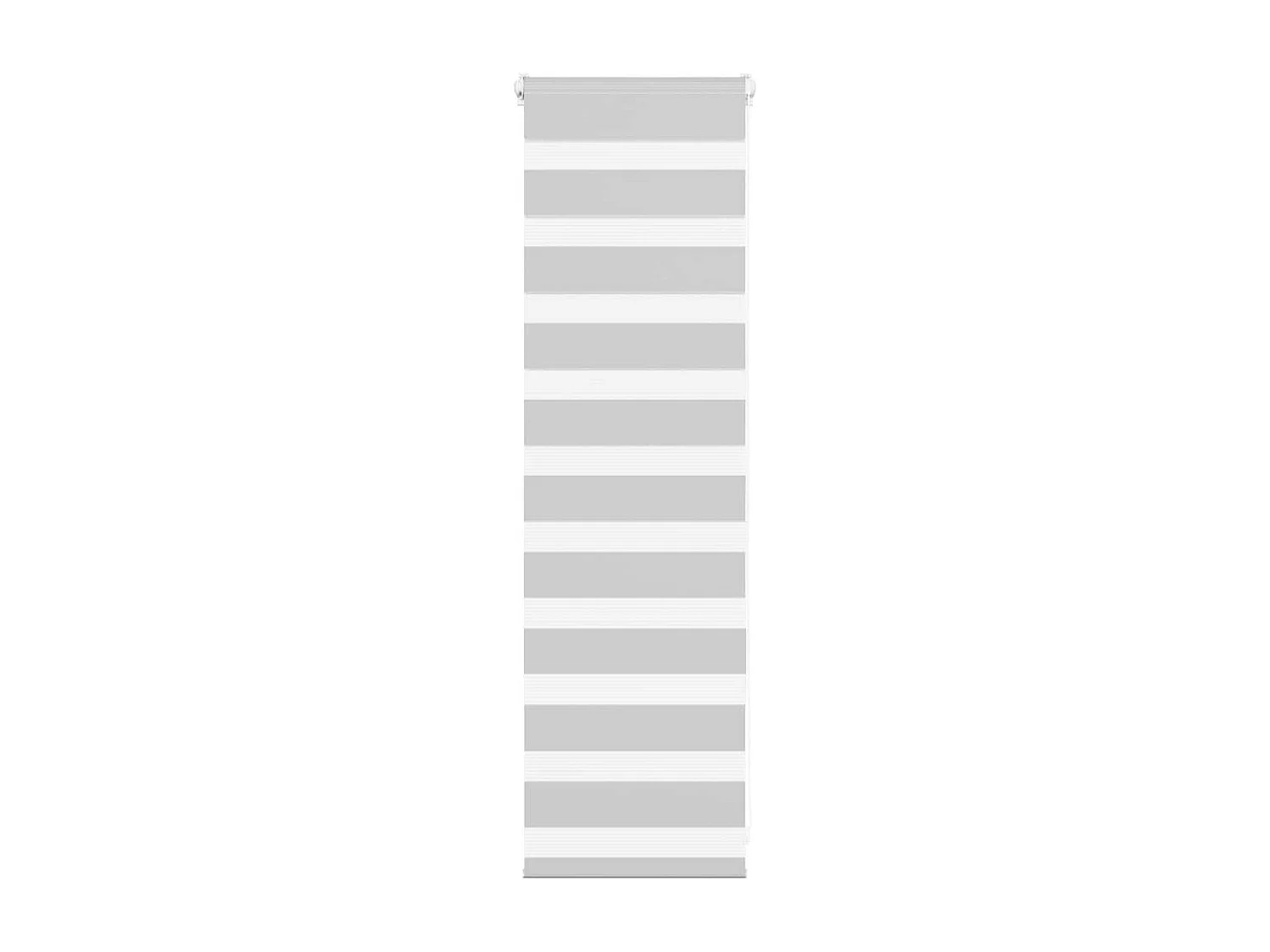 Store zèbre gris clair largeur du tissu 35,9 cm polyester