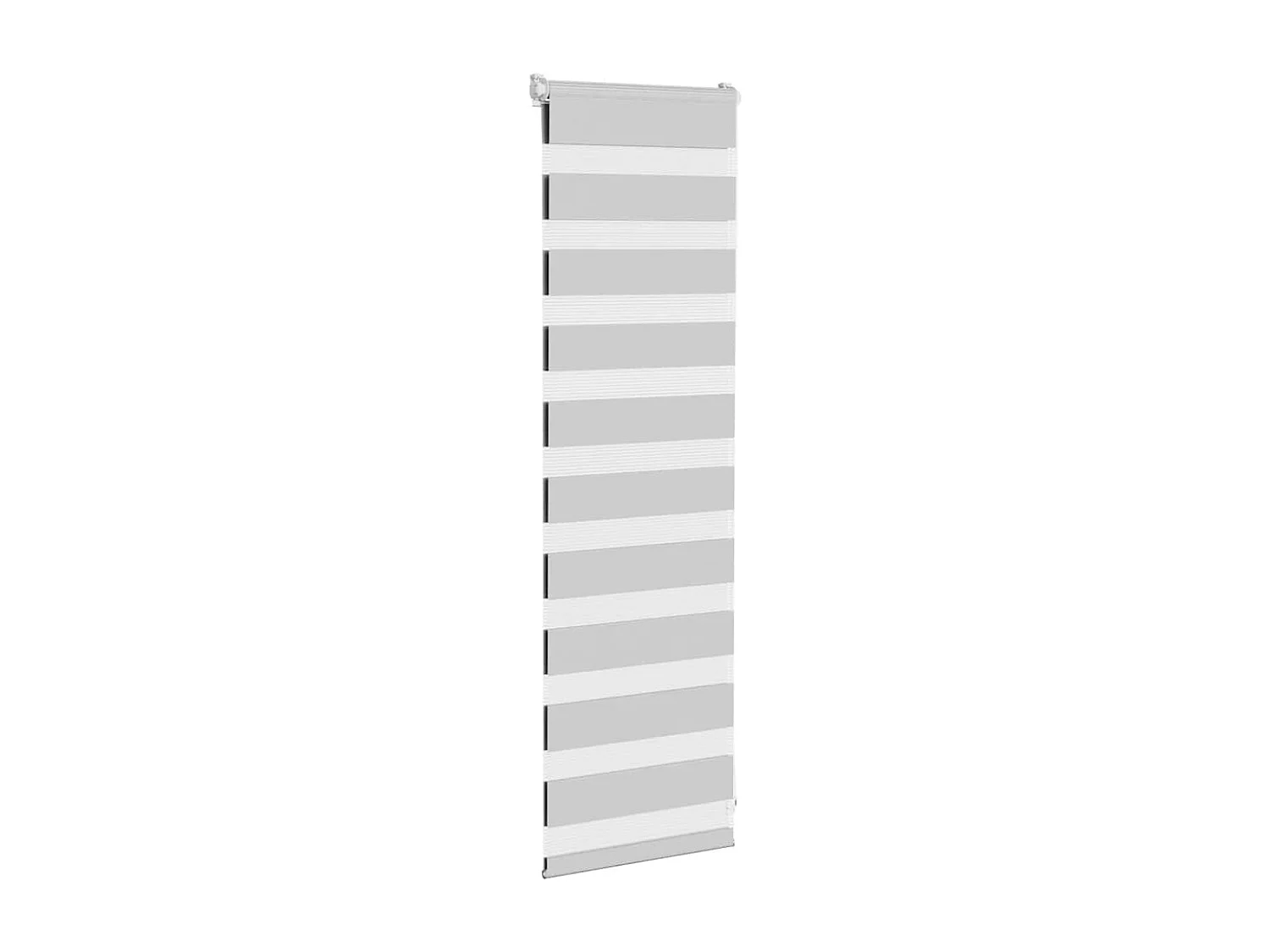 Store zèbre gris clair largeur du tissu 35,9 cm polyester