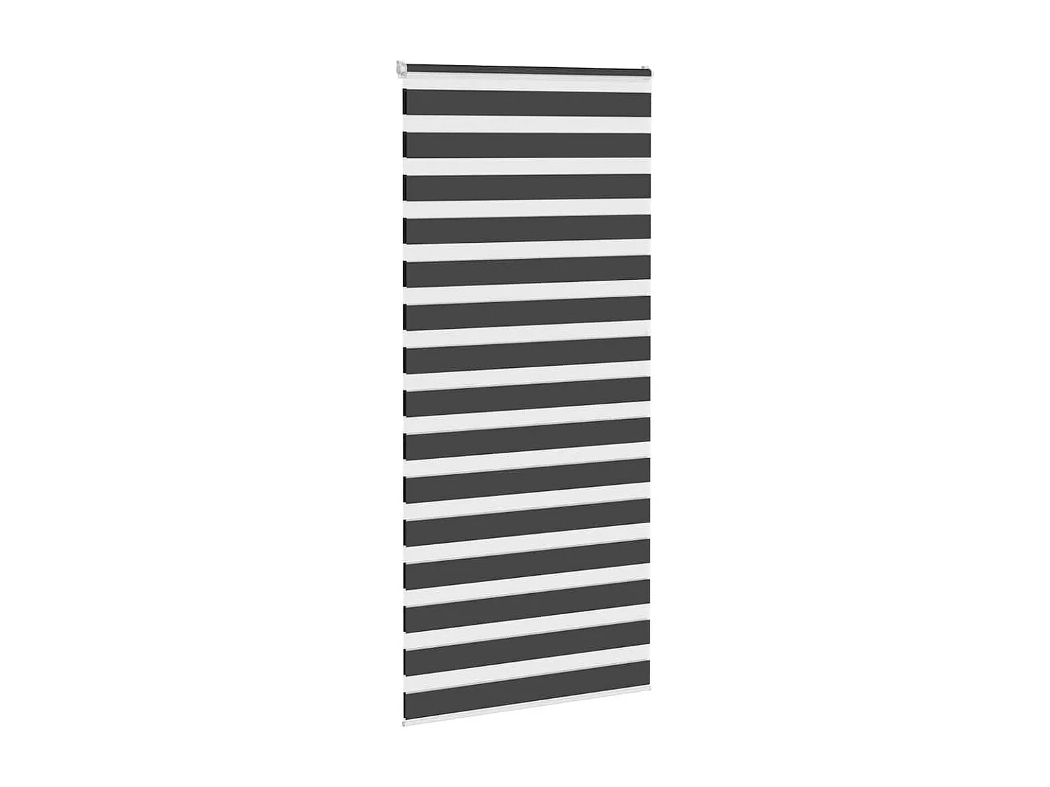 Store zèbre noir 100x230 cm largeur du tissu 95,9 cm polyester