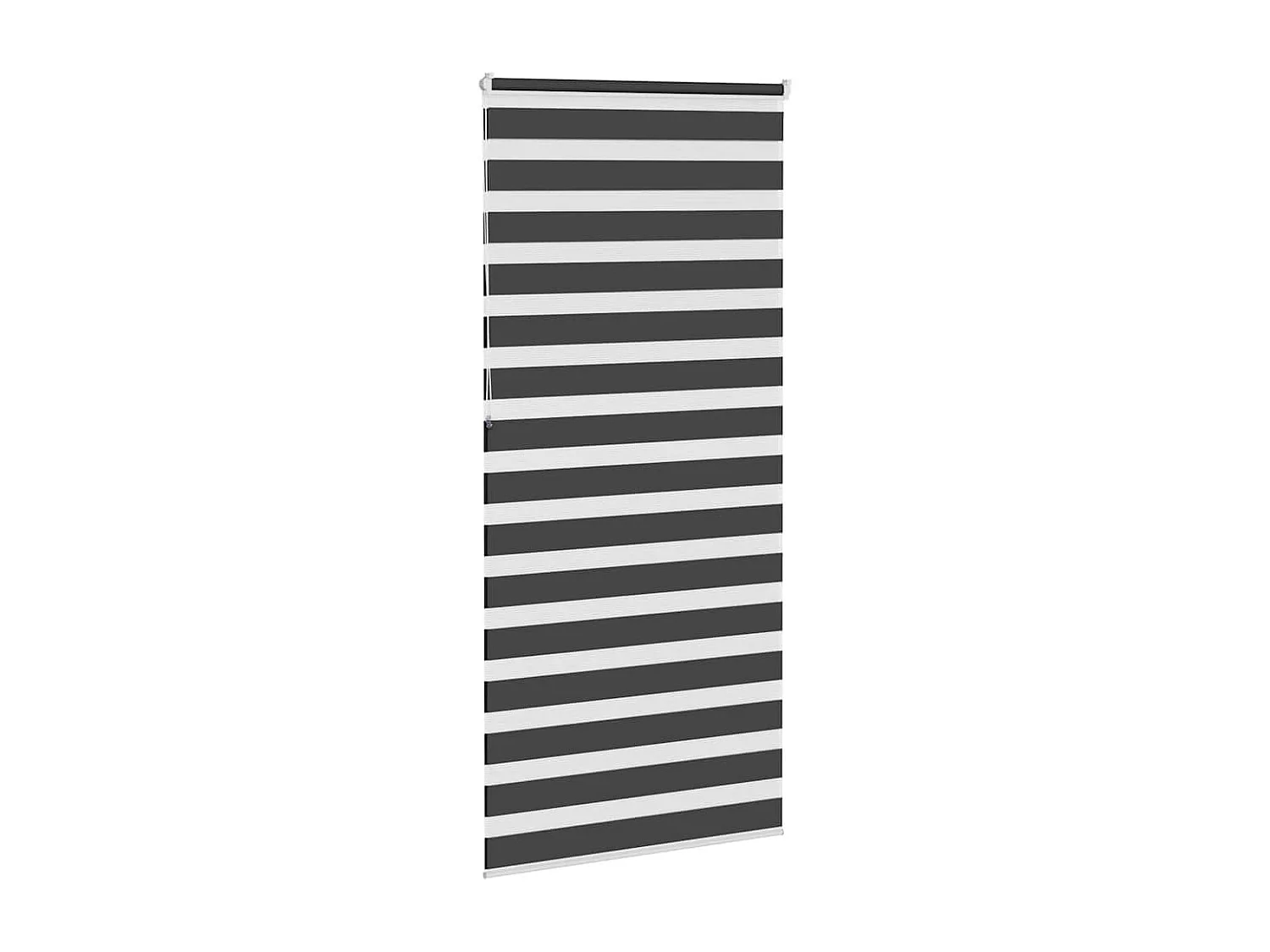 Store zèbre noir 100x230 cm largeur du tissu 95,9 cm polyester