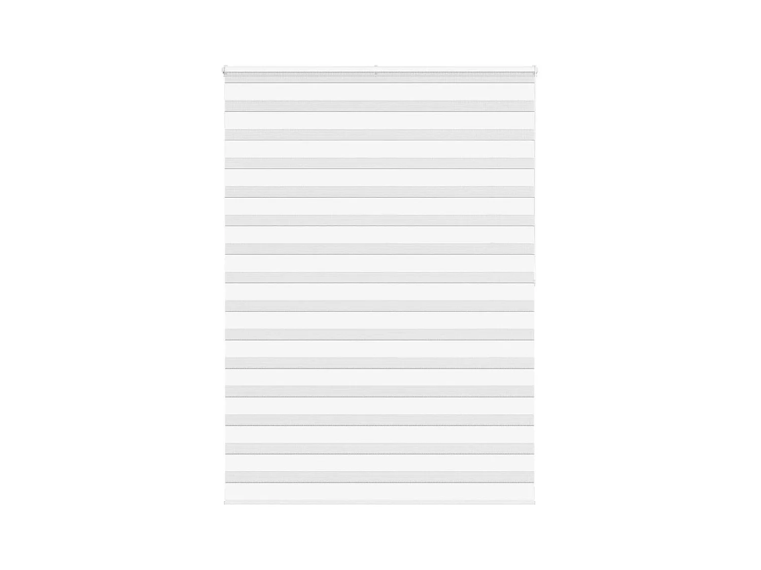 Store zèbre blanc 165x200 cm largeur du tissu 160,9cm polyester