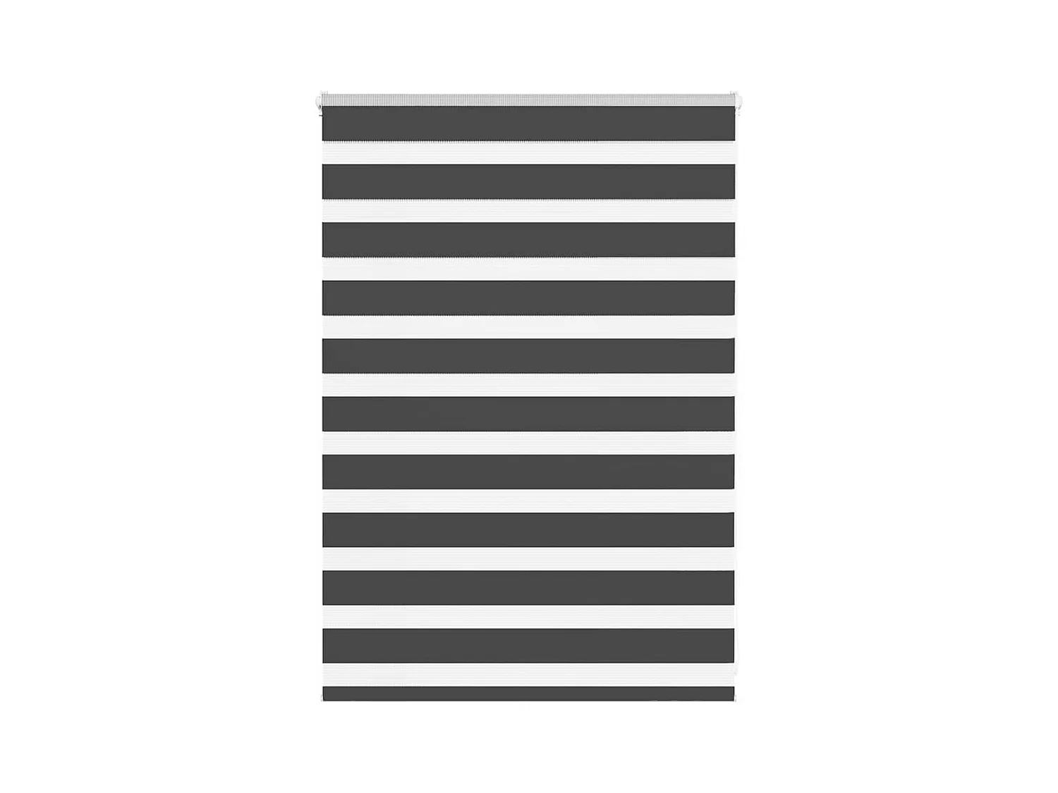 Store zèbre noir 110x100 cm largeur du tissu 105,9 cm polyester