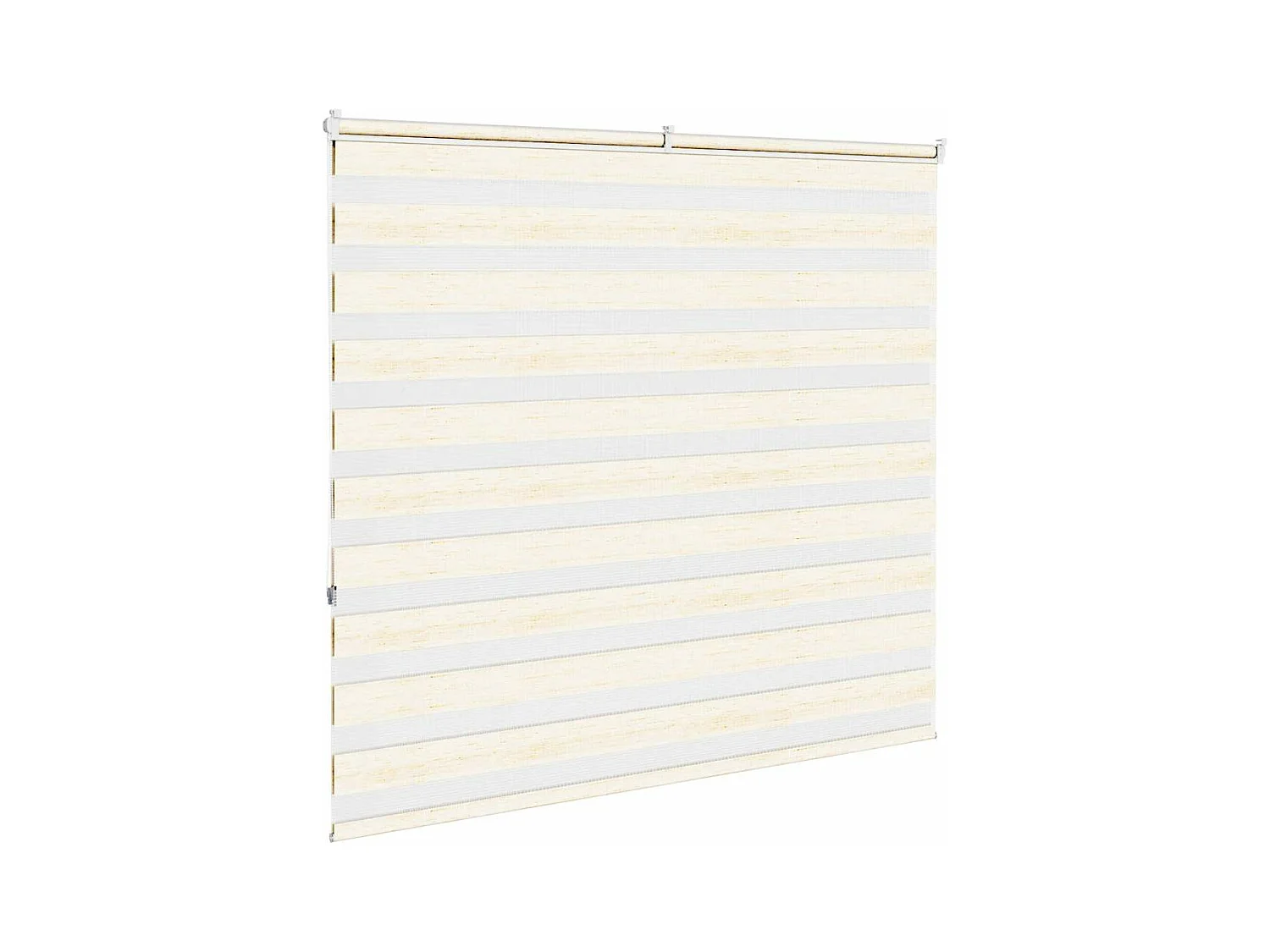 Store zèbre beige marbré largeur du tissu 160,9 cm polyester