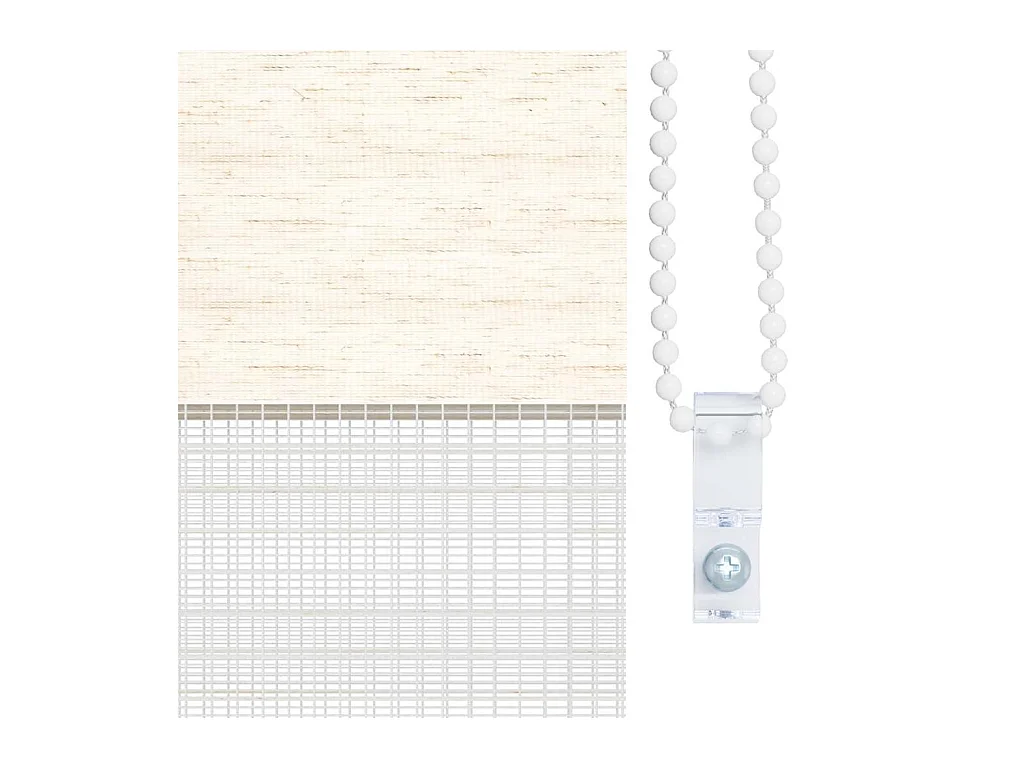 Store zèbre beige marbré largeur du tissu 160,9 cm polyester
