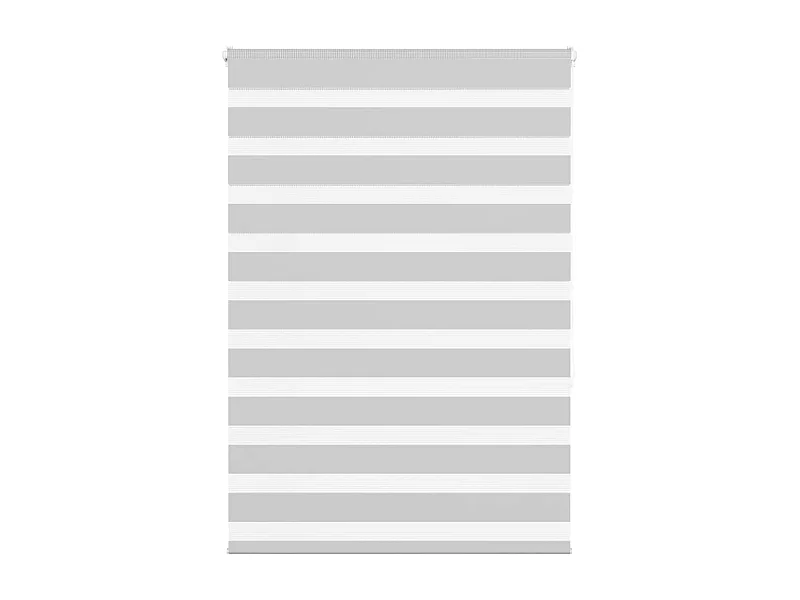 Store zèbre gris clair largeur du tissu 110,9 cm polyester