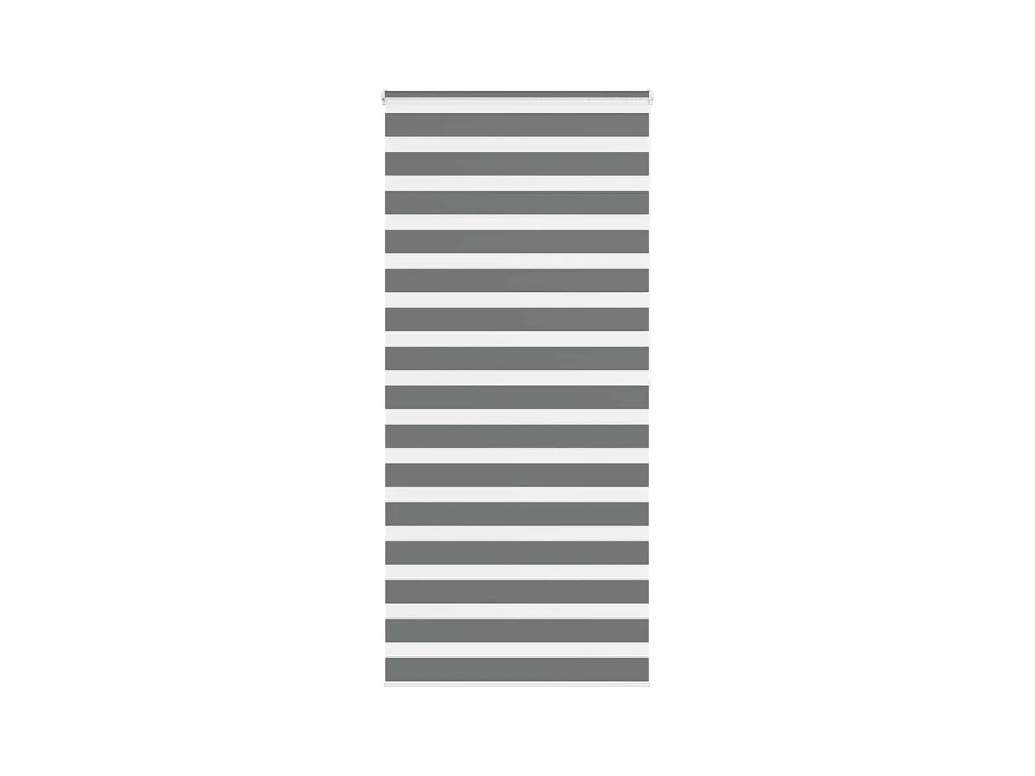 Store zèbre gris foncé largeur du tissu 105,9 cm polyester