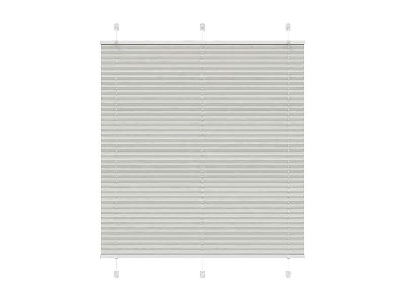 Estor Plisado gris claro 115x150 cm Tela Ancho 114,4 cm