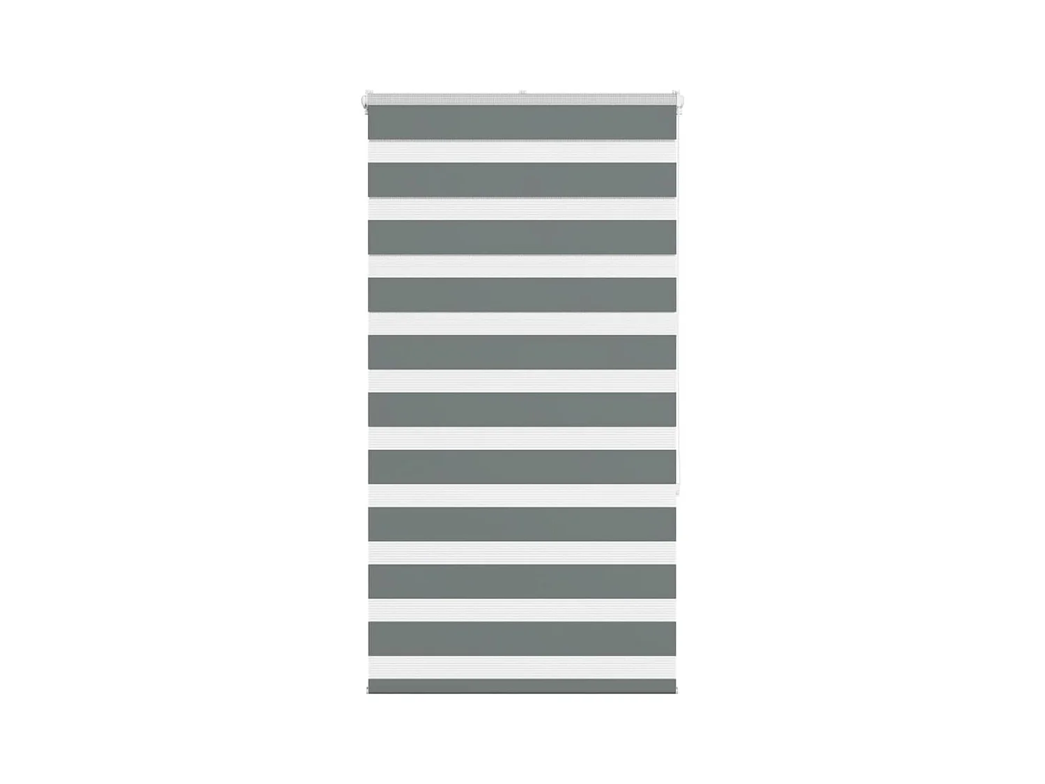 Store zèbre gris foncé largeur du tissu 65,9 cm polyester