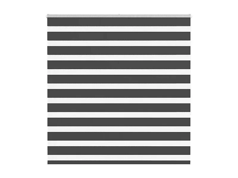 Store zèbre noir 145x150 cm largeur du tissu 140,9 cm polyester