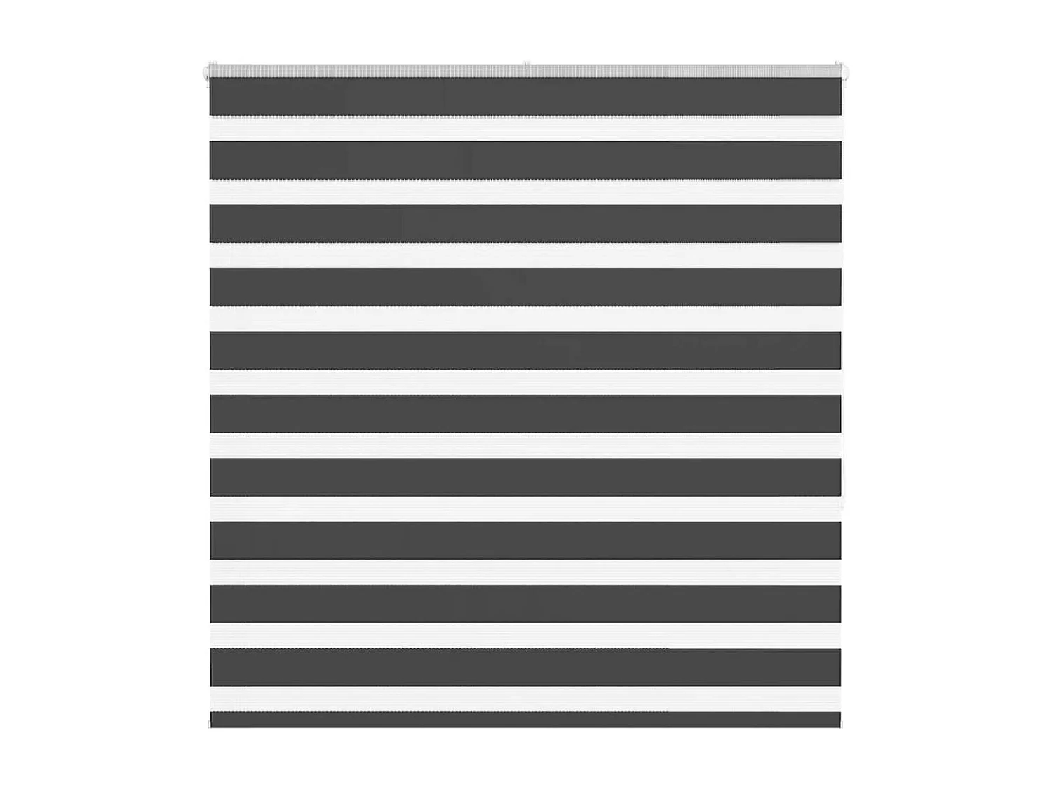 Estor cebra negro 145x150 cm tejido ancho 140,9 cm poliéster