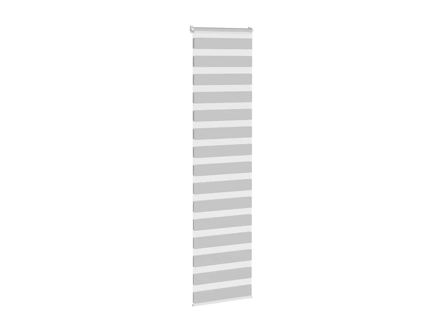 Store zèbre gris clair largeur du tissu 60,9 cm polyester