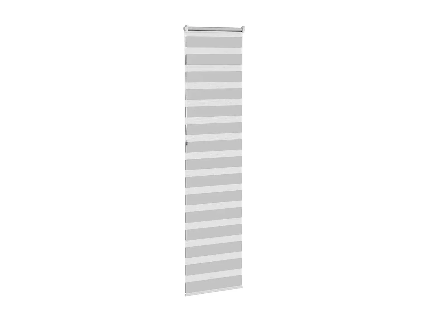 Store zèbre gris clair largeur du tissu 60,9 cm polyester