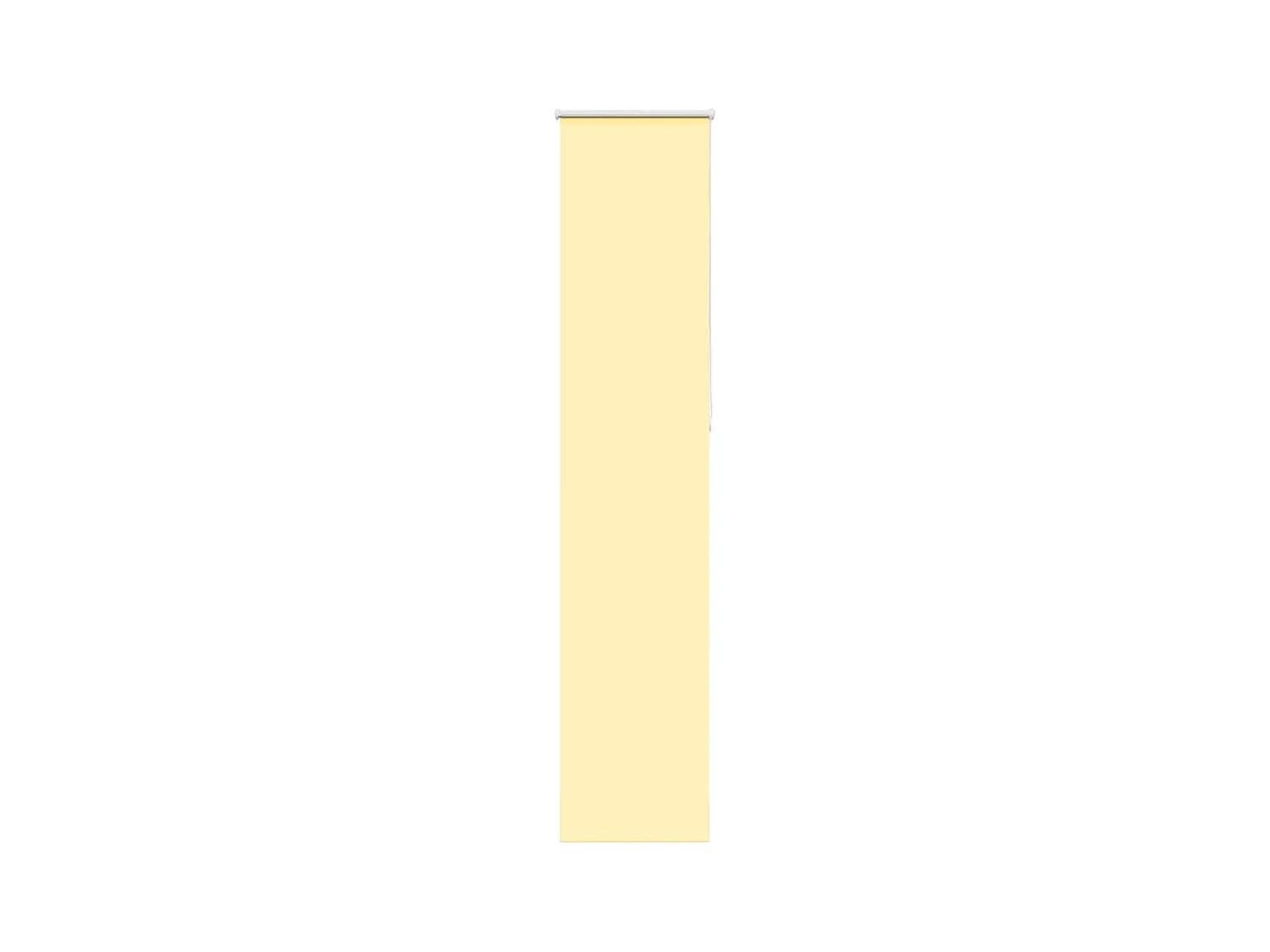 Store enrouleur occultant jaune largeur du tissu 45,7 cm