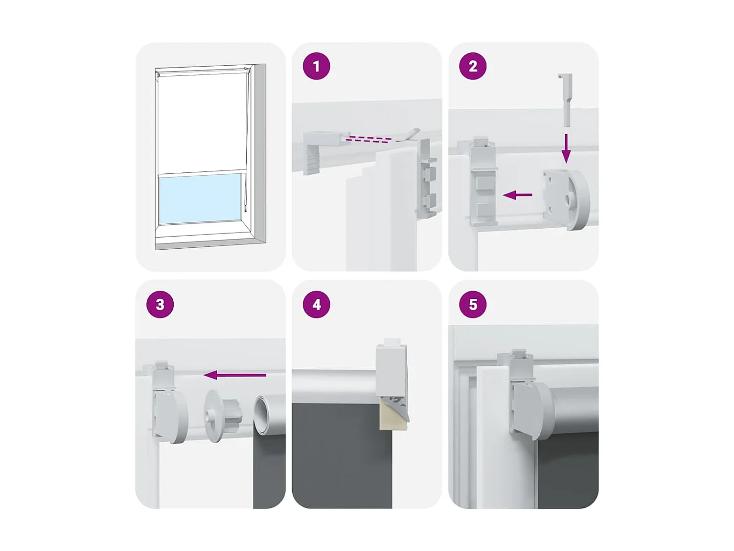 Persiana de enrolar 165x210 cm largura tecido 161,6cm poliéster