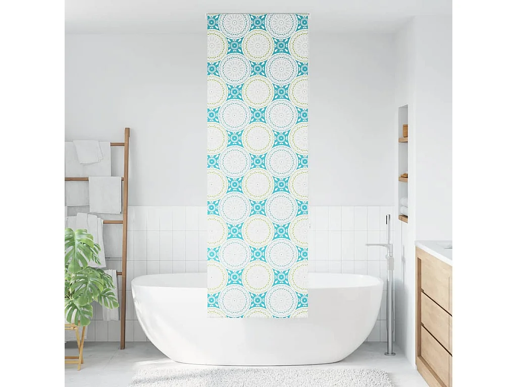 Store enrouleur de douche 70x240 cm largeur du tissu 66 cm