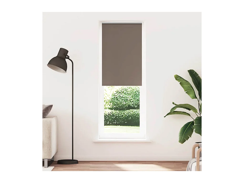 Store enrouleur occultant café 75x230cm largeur du tissu 70,7cm