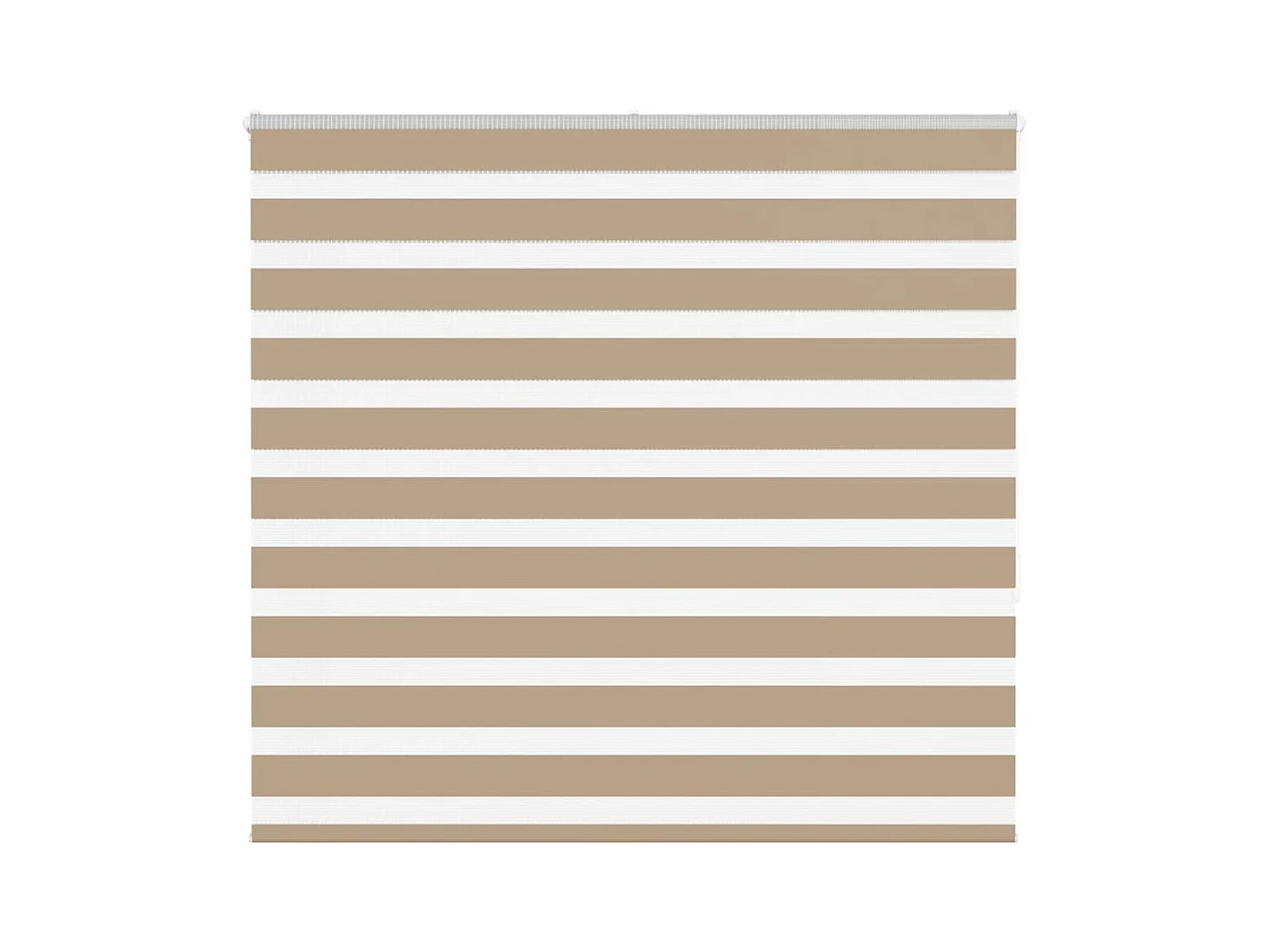 Store zèbre marron sable largeur du tissu 155,9cm polyester