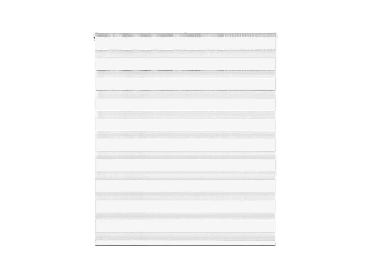 Estor cebra blanco 120x150 cm tejido ancho 115,9 cm poliéster