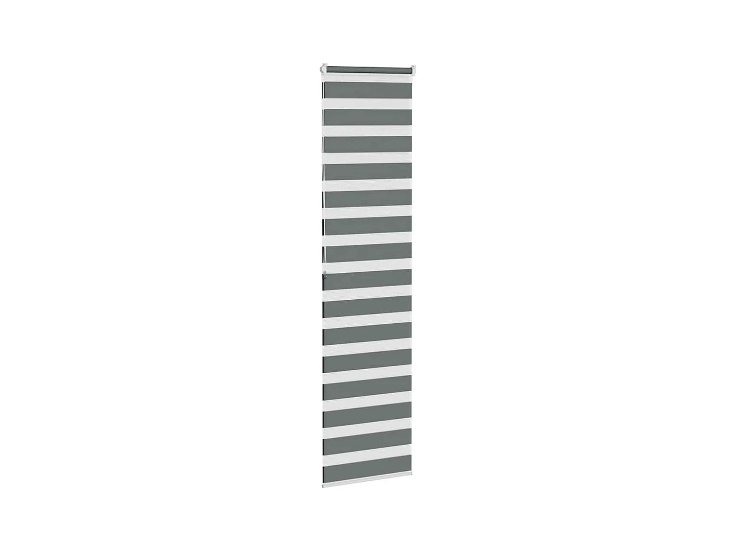 Store zèbre gris foncé largeur du tissu 50,9 cm polyester