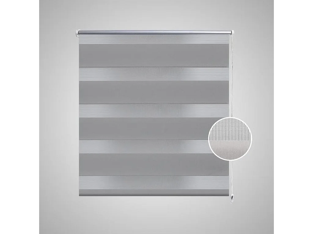 Store enrouleur tamisant 40 x 100 cm gris