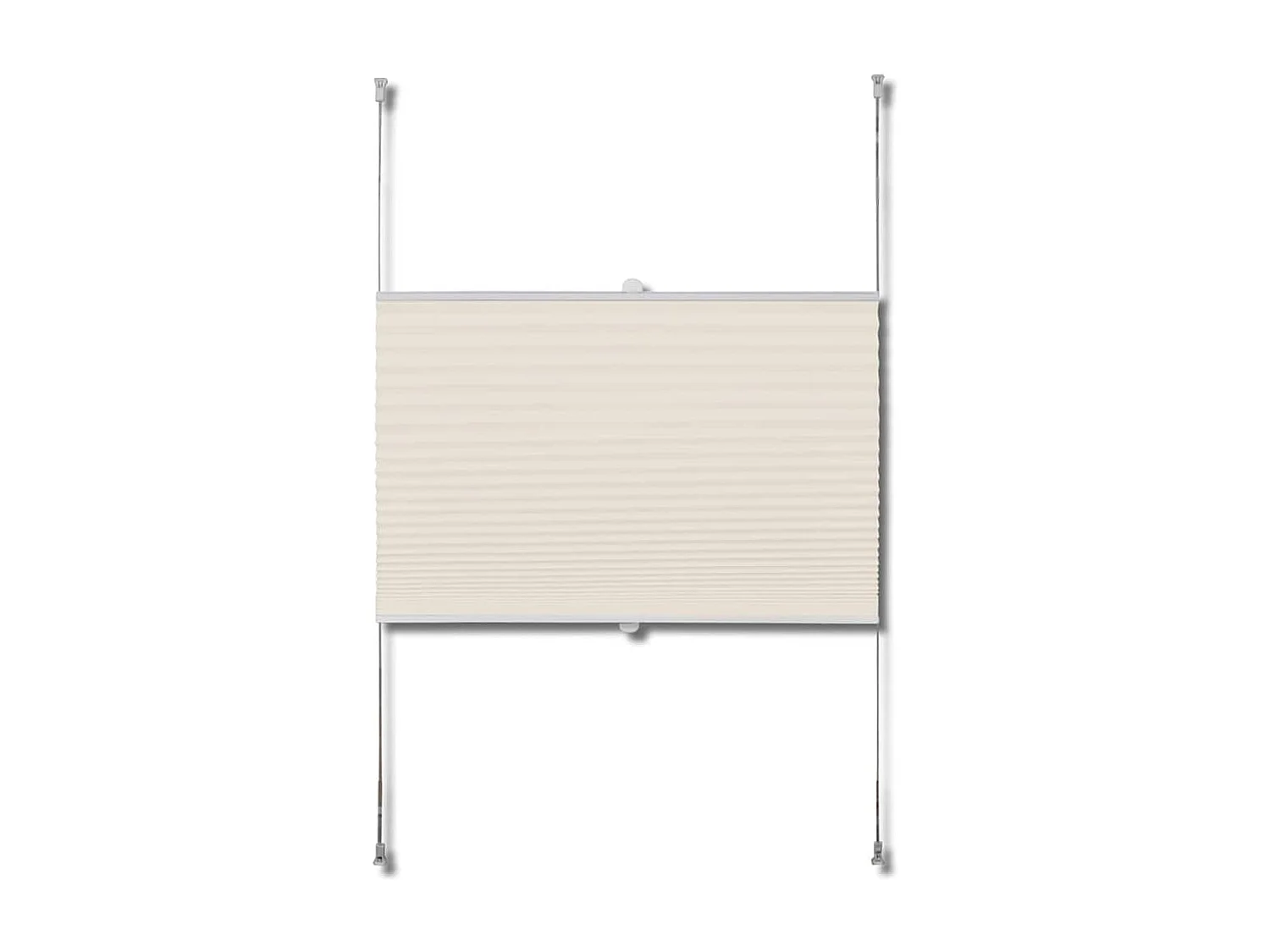 Plisé Para Ventana Persiana 50X150cm Crema