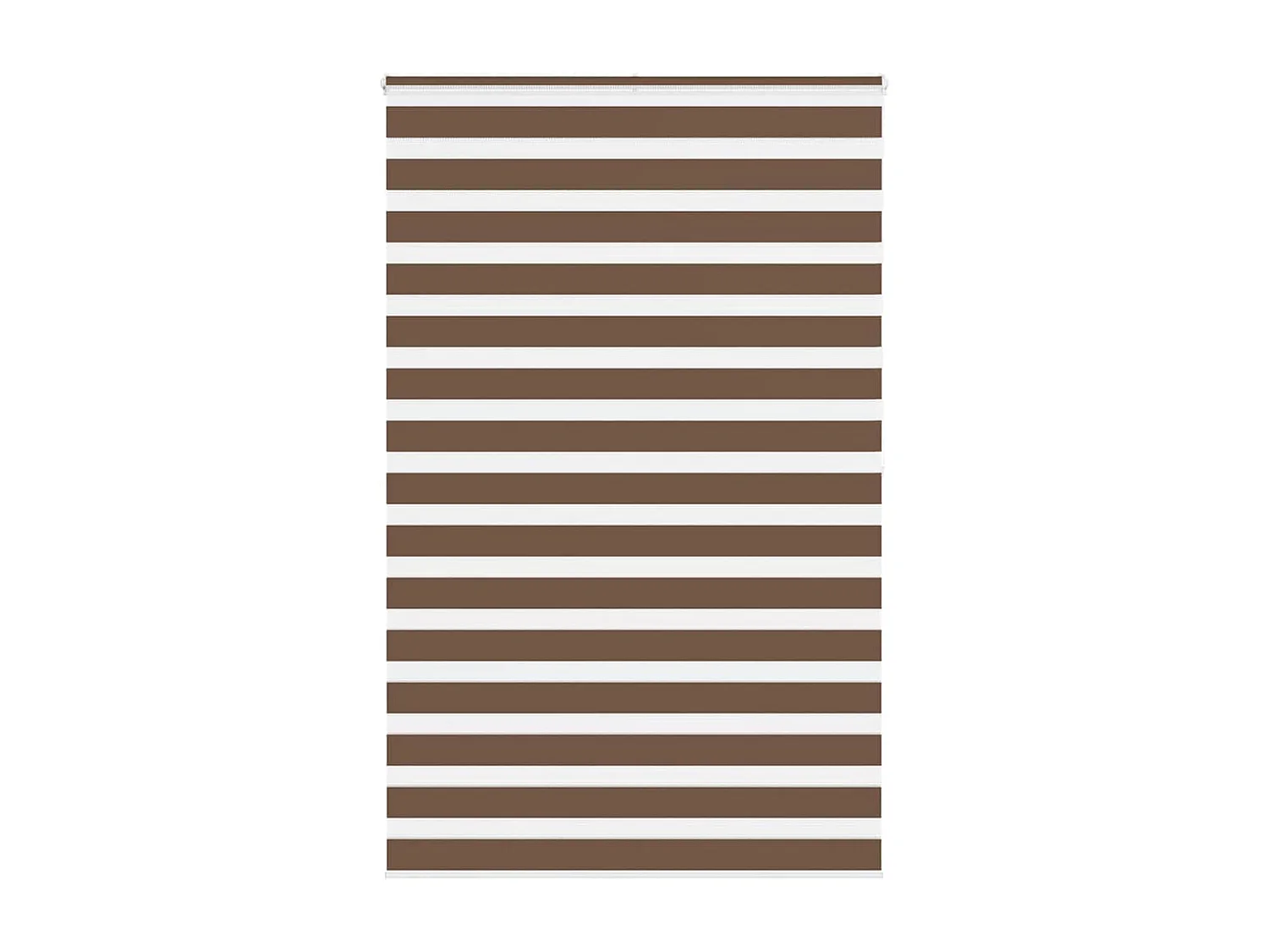 Zebra rolgordijn 140x200 cm stofbreedte 135,9cm polyester bruin